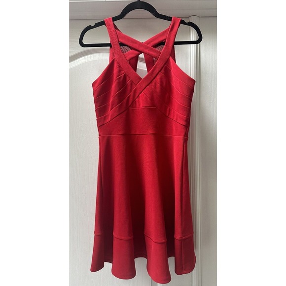 Red Sexy Date Night Party Dress Size 9 By Windsor - Picture 1 of 10